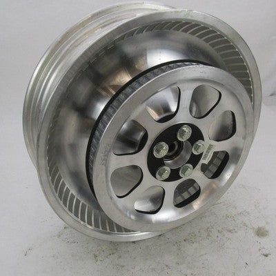 Harley OEM NOS Softail Deuce 17x4.5" Rear Wheel w/ Pulley & Rotor 4107