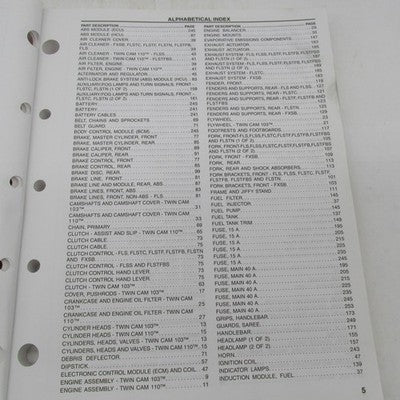 Harley-Davidson Official Factory 2016 Softail Models Parts Catalog 994