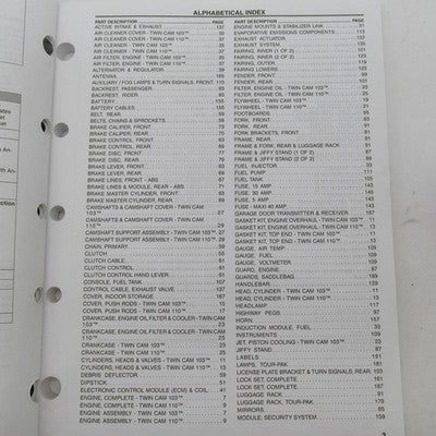 Harley Davidson Genuine 2013 FLHTCUSE8 Model Parts Catalog Manual 9942