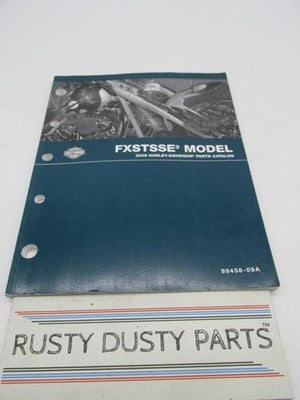 Harley-Davidson Official Factory 2009 FXSTSSE2 Parts Catalog 99458-09A