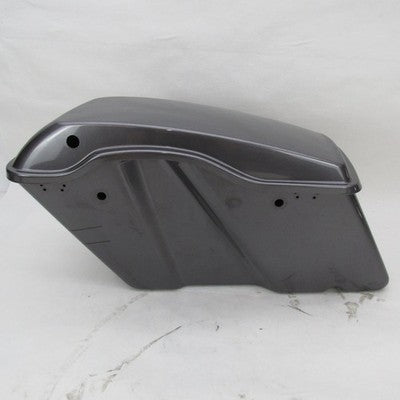 Harley OEM 14-Up Touring Right Saddlebag w/ Lid Metallic Gray 90200412