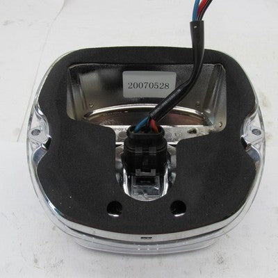 Harley-Davidson OEM Bar & Shield LED Tail Lamp Smoke Lens Chrome Bezel