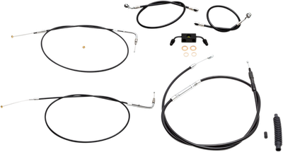 LA Choppers Standard Handlebar Cable/Brake Line Kit LA-8231KT-19B