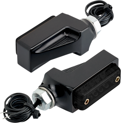 Joker Machine LED Turn Signal Amber - Black 05-311-1A