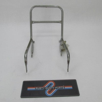 Vintage Motorcycle Rear Passenger Sissybar Backrest Bracket w/ Mountin