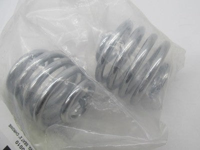 Drag Specialties NOS 2" Seat Spring Pair, Chrome 0820-0010