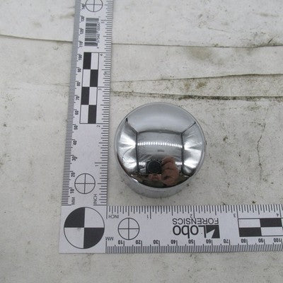 Pair of Harley OEM Chrome Rear Axle Front Nut Covers Dyna Softail 08-1