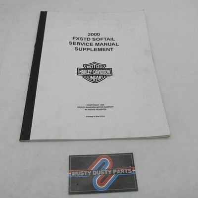 Harley Davidson 2000 FXSTD Softail Service Manual Supplement