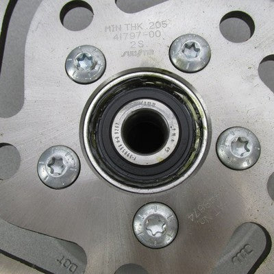 Harley OEM Fat Boy 16x3x3/4" Solid Disc Rear Wheel w/ Pulley & Rotor 4