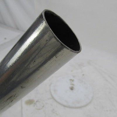 Pair of Vtg Chrome Staggered Dual Exhaust Header Pipes Harley Ironhead
