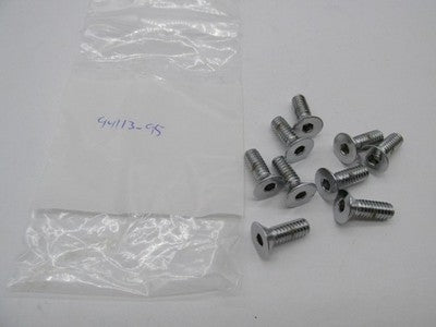 Lot of 9 Harley-Davidson OEM NOS 5/16"-18 x 7/8" Chrome Flat Head Scre