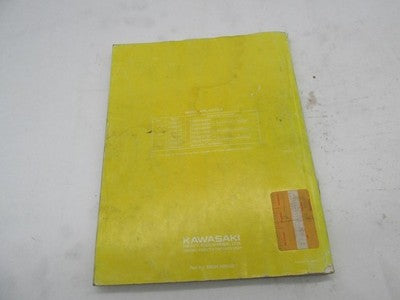 Kawasaki Official Factory GPZ500R GPZ600R Motorcycle Service Shop Manu