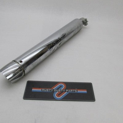 Harley Davidson OEM Chrome Right Side Slashdown Slip on Muffler Tourin
