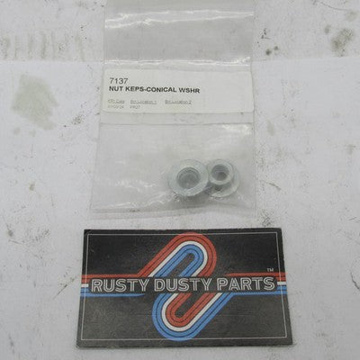 Lot of 2 Harley-Davidson OEM NOS 5/16-18 KEPS Conical Washer Nuts 7137
