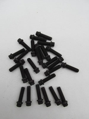Lot of 26 Harley Davidson Genuine NOS Black Flange Bolts 5/16-18