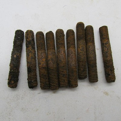 Lot of 9 Harley Davidson NOS 1/4"-24 x 1-11/16" Oil Pump Mounting Stud