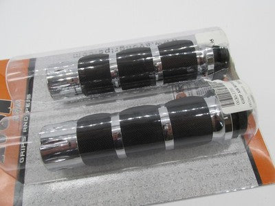 Avon NOS Harley Rival Air Cushioned Grips Chrome 0630-1191