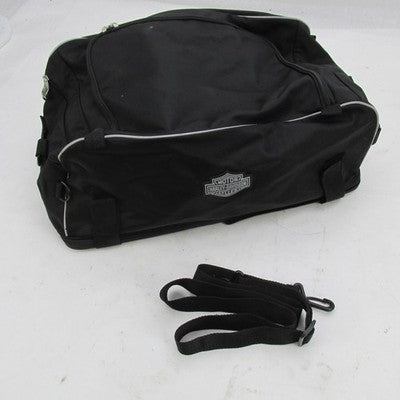 Harley-Davidson Genuine Shoulder Strap Expandable Black Duffel 19"x12"