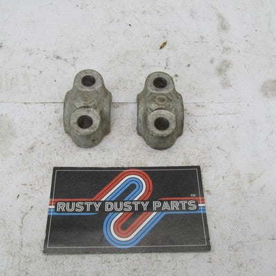  Pair of Triumph BSA Oil In Frame 01F Models Front Fork End Caps