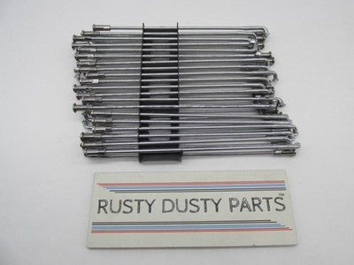 Set of 40 Harley Davidson 19" Drop Center Wheel Rim Spokes Chrome PH10