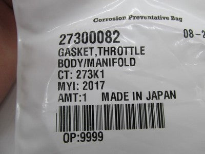 LOT of 3 Harley OEM NOS Throttle Body Intake Manifold Gaskets 27300082
