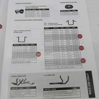 Tab Performance Harley Davidson Spring/Summer 2024 Product Catalog
