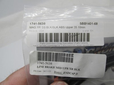 Magnum NOS SBB1401-68 Harley XR Stainless Upper Brake Line Black 1741-