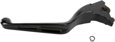 Drag Specialties Slotted Wide Blade Replacement Brake Lever Black 0614-0812