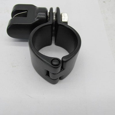 Pair of Genuine Kuryakyn Black Highway Peg Mounts w/ 1.25" Magnum Clam