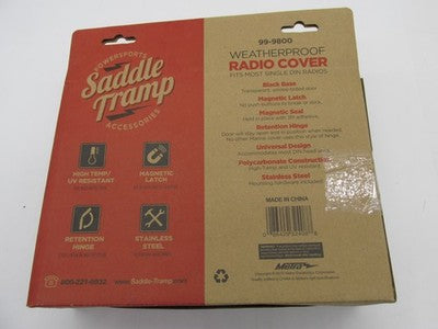 Saddle Tramp Harley Weatherproof Radio Install Kit Magnetic Cover 99-9