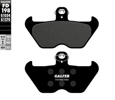 Galfer 1054 Carbon Semi-Metallic Brake Pads Front FD198G1054