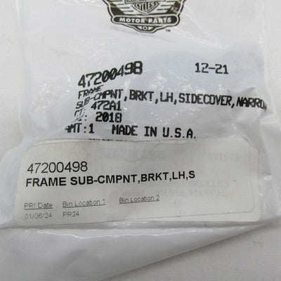 Genuine Harley-Davidson OEM NOS Left Side Cover Support Bracket 472004