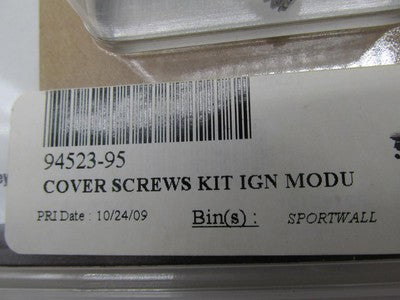 Harley Davidson Genuine NOS Chrome Ignition Module Cover Screw Kit 945