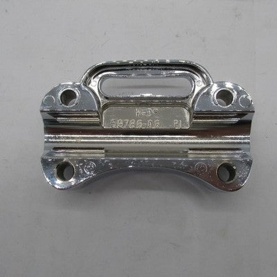 Harley-Davidson OEM NOS Bar & Shield Chrome Handlebar Upper Top Clamp