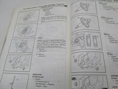 Yamaha Official Factory WR250FN Owner's Service Manual Book LIT-11626-