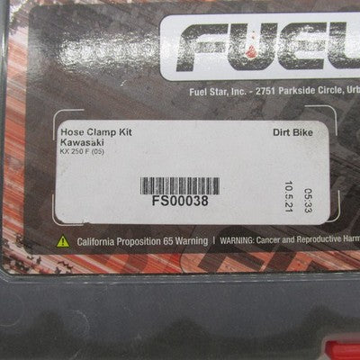 Fuel Star NOS Kawasaki Hose Clamp Kit FS00038