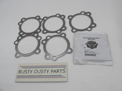 Lot of 5 Harley-Davidson Genuine NOS Cylinder Head Gaskets 16775-98
