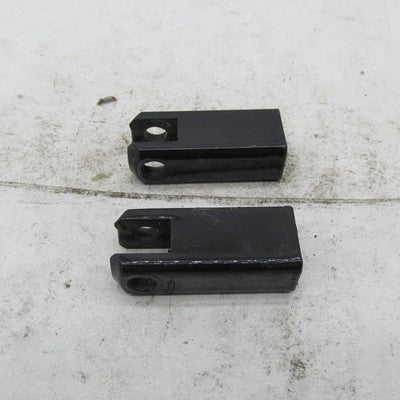 Pair of Harley OEM 83-03 Sportster Passenger Footrest Supports Black 5