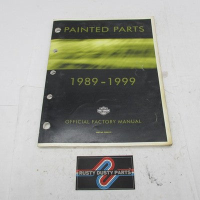 Harley Davidson Official Factory 1989-1999 Painted Catalog Manual Book