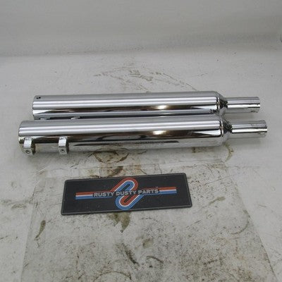 Harley Davidson OEM Single Chrome Exhaust Muffler Silencer Slip On 659