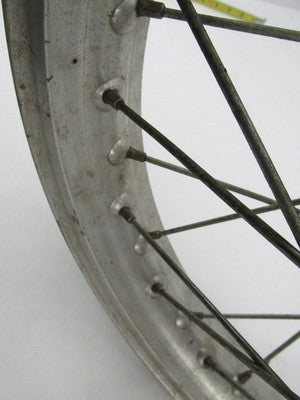 Vintage Maico Enduro Akront Wheel Rim with Concical Hub and Spokes