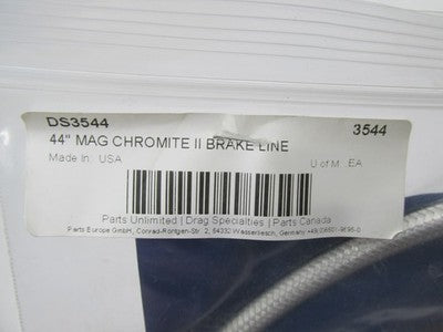 Magnum Shielding NOS 44" Braided Brake Line, Sterling Chromite II DS35