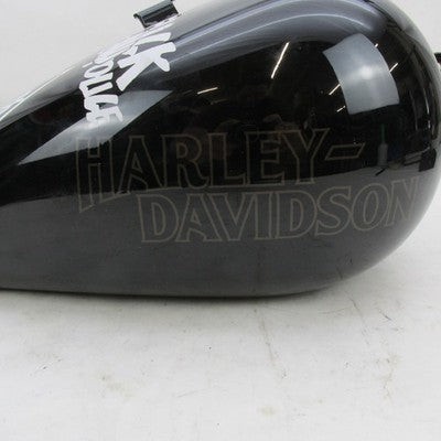 Harley Davidson Side Fill Gas Fuel Tank Softail Black "F** The Police"