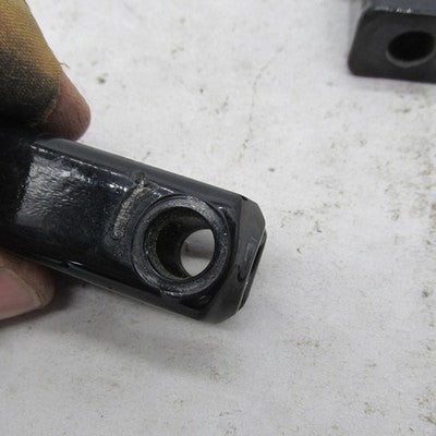 Pair of Harley OEM 83-03 Sportster Passenger Footrest Supports Black 5