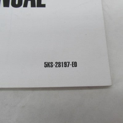 Yamaha XVS1100AM XVS1100AMC Supplementary Service Manual LIT-11616-13-