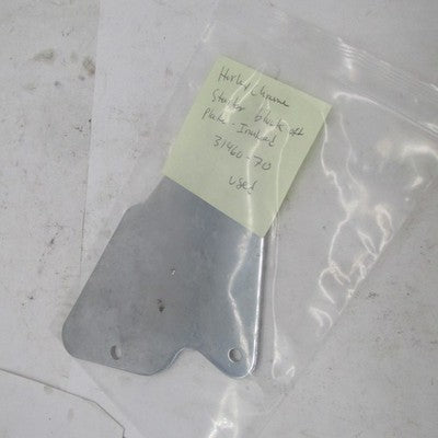 Harley Davidson Genuine Chrome Starter Housing Block Off Plate Ironhea