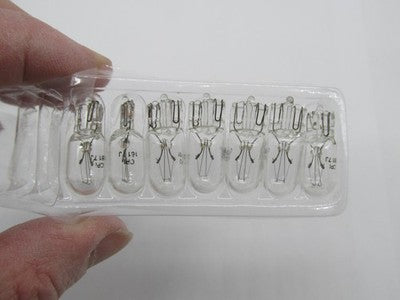 Lot of 7 Harley-Davidson OEM NOS Tachometer / Fuel Gauge Bulbs, Clear