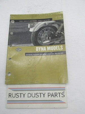 Harley-Davidson Official Factory 2002 Dyna Models Parts Catalog 99439-