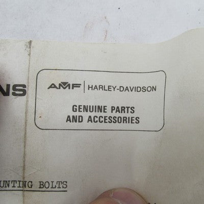 Lot of 2 Harley OEM NOS 1972 & Earlier Liberator Fairing 3.5" Bolts 93