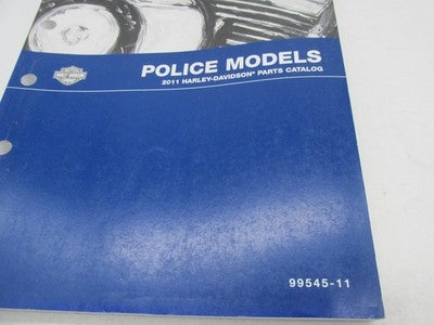 Harley-Davidson Official Factory 2011 Police Models Parts Catalog 9954